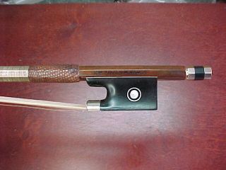 Old Violin Bow Stamped J.  Pikadoulak By Jtl Certificate
