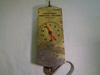 Vintage Antique Brass Milk Scale Forschner 