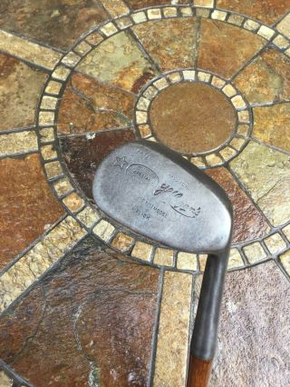 Gibson’s Genii Niblick Vintage Antique Hickory Golf Clubs