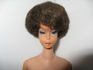 Vintage Brunette Bubble Cut Barbie Doll - Tlc