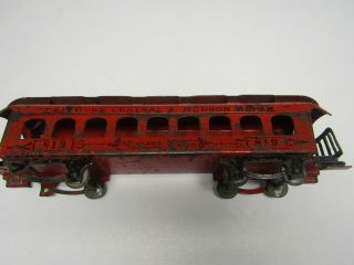 Railroadiana - Antique Toy Train Passenger Car