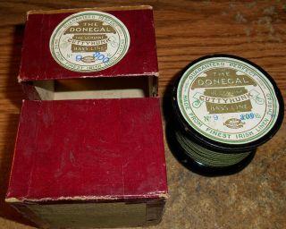 Early Gladding The Donegal Cuttyhunk Wood Line Spool/in Maroon Box/very Rare