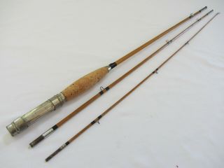 Vintage Bamboo Fly Rod 8 1/2 