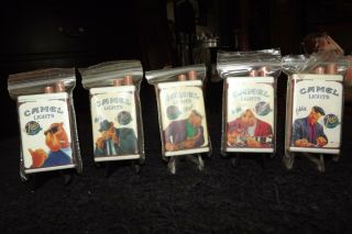 Vintage Joe Camel Striker Lighters In Plastic Bags For Protection