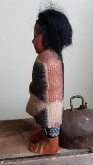 Vintage Skookum Bully Good Indian Doll Tag Home Decor Collectable 3