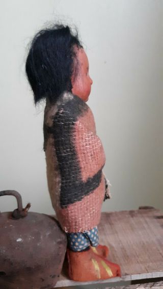 Vintage Skookum Bully Good Indian Doll Tag Home Decor Collectable 5