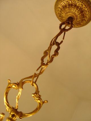 gold bronze crystal chandelier fixtures ceiling lamp 12 light lustre old 10