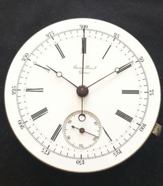 Extremely Rare James Picard Split Second Chronograph Pocket Watch Mov 3