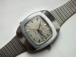 Vintage Poljot (Полёт) 17 Jewels Ussr Mechanical Watch.  Runs Perfectly.