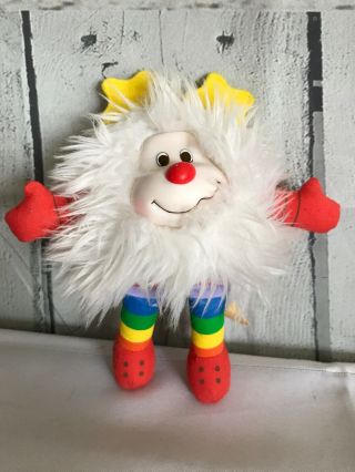 Vintage 1983 Mattel Hallmark Rainbow Brite White Twink Sprite Plush Fuzzy