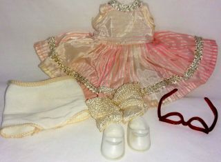 Vintage Ginny Muffy Vogue Virga Doll Outfit Glasses