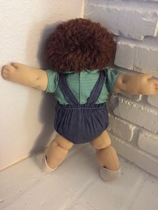 Vintage Cabbage Patch Kid Doll Boy W/Jumper Blue Eyes 1984 5