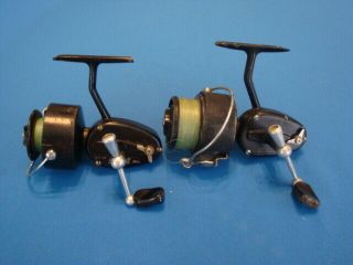 2 Vintage Spinning Fishing Reels Garcia Mitchell 300 & Mitchell 300 Made France