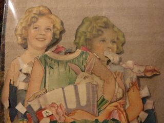 Vintage Shirley Temple Paper Dolls - Cut