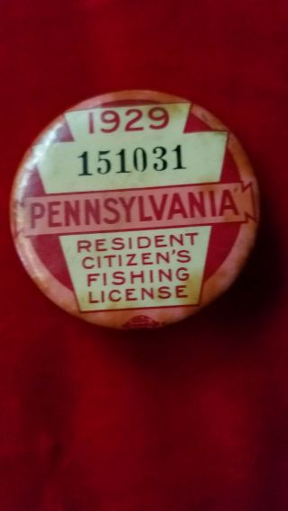 1929 Pa Resident Citizen 