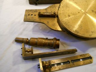 Heller & Brightly Antique 19th Century Surveyor’s Compass serial 4517 1870 - 80 2