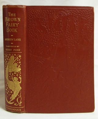 Antique 1927 The Brown Fairy Book Andrew Lang Fairy Tales Fantasy Color Plates