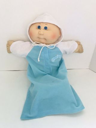 Vtg 1984 Cabbage Patch Kids Doll Baby Boy Blue Eyes
