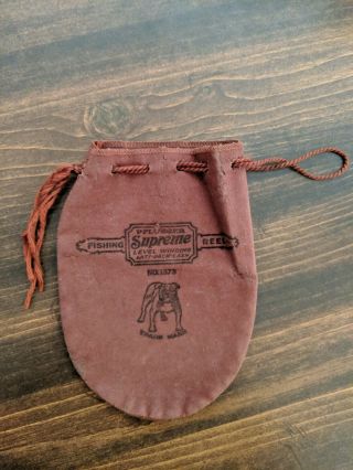 Antique/vintage Pflueger Supreme 1573 Fishing Reel Bag