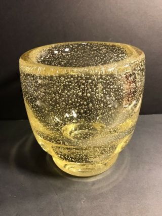 An And Antique Daum Nancy Bubbles Glass Vase/ France 1930