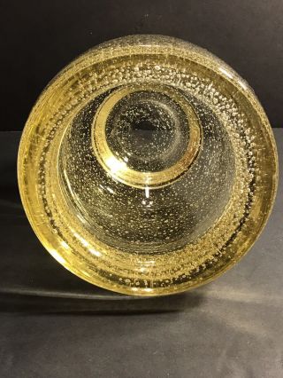 An And Antique Daum Nancy Bubbles Glass Vase/ France 1930 7