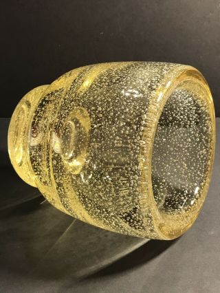 An And Antique Daum Nancy Bubbles Glass Vase/ France 1930 8