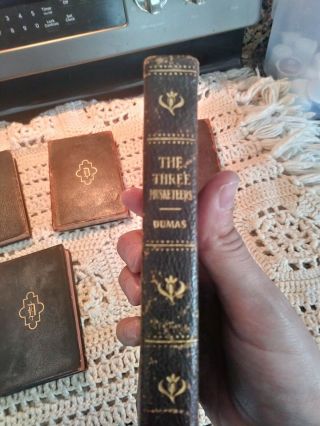 Antique Alexandre Dumas (5) Book Set Circa 1910 2