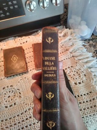 Antique Alexandre Dumas (5) Book Set Circa 1910 3