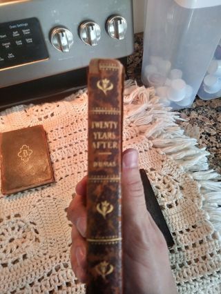 Antique Alexandre Dumas (5) Book Set Circa 1910 4