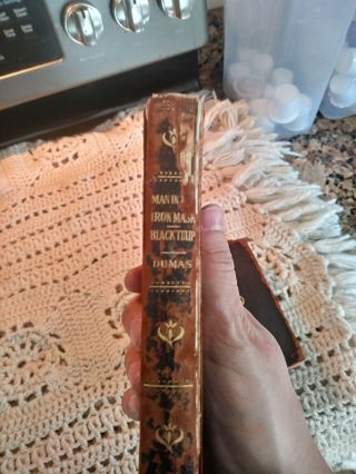 Antique Alexandre Dumas (5) Book Set Circa 1910 5