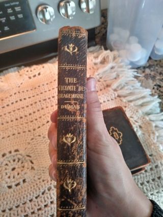 Antique Alexandre Dumas (5) Book Set Circa 1910 6