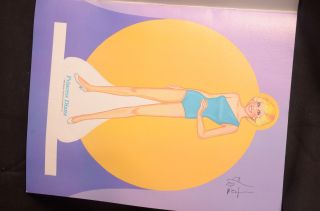 Princess Diana Of Wales Paper Doll Book Uncut Fashion 1985 A Golden Book Tiara 2