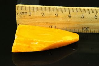 9.  5 gr.  NATURAL OLD Antique Butterscotch Egg Yolk Baltic Amber Stone B735 3