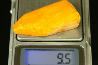 9.  5 gr.  NATURAL OLD Antique Butterscotch Egg Yolk Baltic Amber Stone B735 7