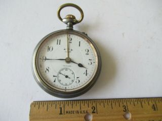 Vintage Victoria Pocket Watch - Rare Alarm Watch