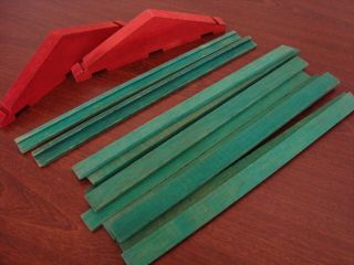 Lincoln Logs Vintage Wood Roofing And Support Trusses