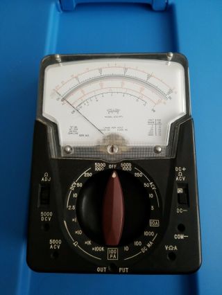 Triplett 630 - Apl Vintage Analog Needle Multi - Meter Worked Last Time Great