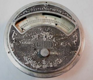 Antique Weston Electrical Instrument Co.  Electric Voltmeter