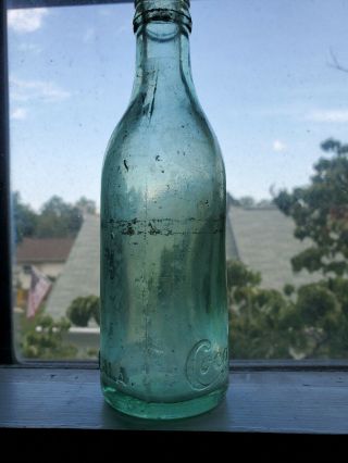 Antique Coca - Cola Script Soda Bottle Straight Side Birmingham Alabama ALA Dug 4