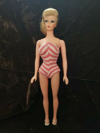 Uneeda Miss Suzette Fashion Doll Rooted Hair Barbie Clone Bumps Feet For Shoes