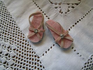 Madame Alexander Vintage Lissy Pink & Silver Shoes