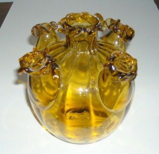 Antique 1920s Venini Murano Art Glass Vase Vittorio Zecchin Design