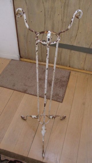 Antique Wrought Iron Stand