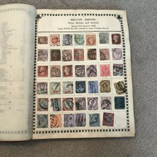 Antique Black Cat Stamp Album With Rare Stamps 3