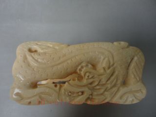 Rare Collected Old China Hand Carved Lovely Dragon Shape Cricket Cage Decoration