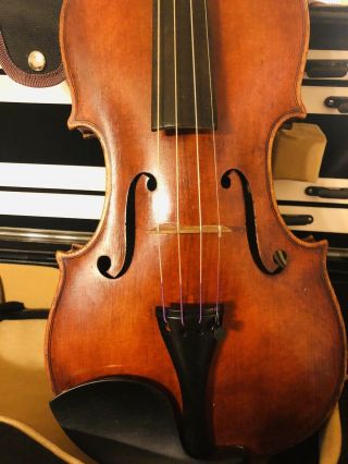 Old Stamped Violin Professional Authentic Violin By Carl Zach