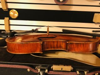 Old Stamped Violin Professional Authentic Violin By Carl Zach 5