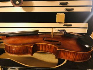 Old Stamped Violin Professional Authentic Violin By Carl Zach 7