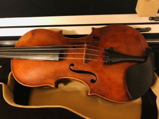 Old Stamped Violin Professional Authentic Violin By Carl Zach 9