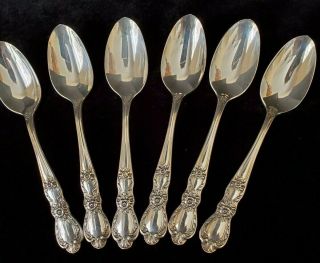 Vintage 1847 Rogers Bros Silverplate 6 Demitasse/baby Spoons " Is " Heritage